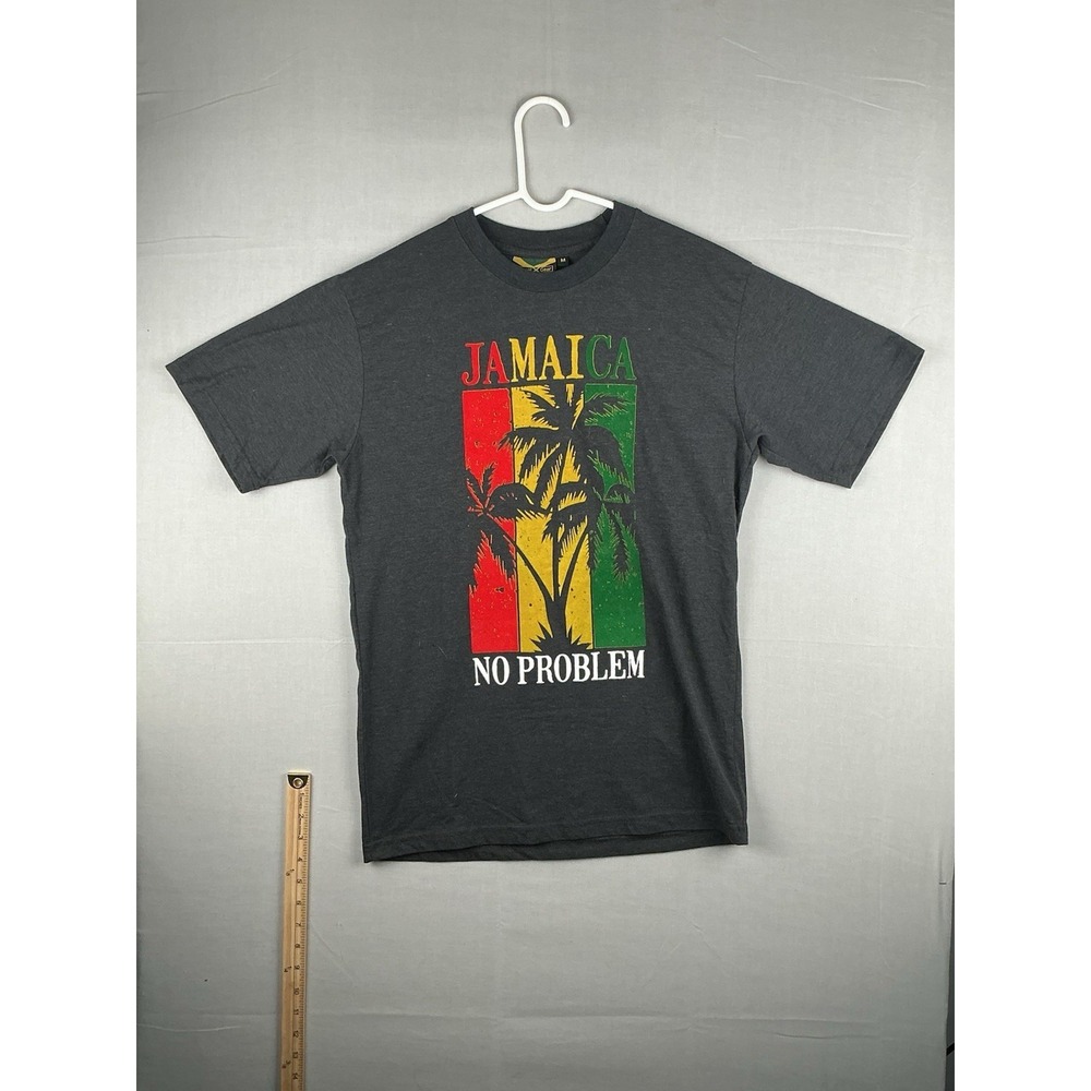 Jamaica No Problem Graphic T Shirt Men's Medium Casual Gear Rasta Reggae